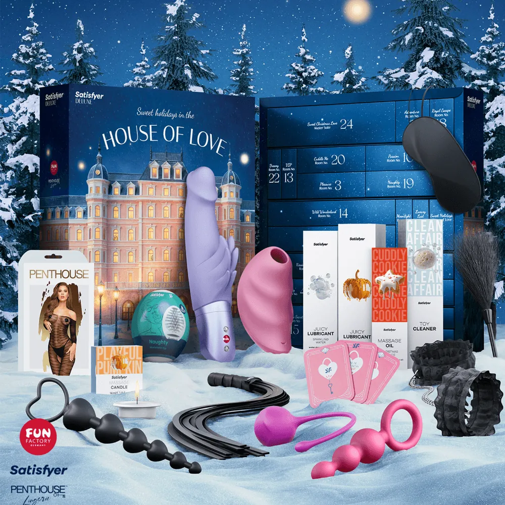Calendário Advento Coqueto Satisfyer Deluxe 2025 24 surpresas íntimas sensoriais premium casais solitários acessórios eróticos bemestar massagem vibrador bondage sensualidade