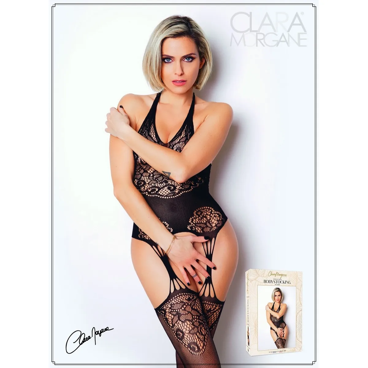 bodystocking preto sensual rede fina transparente ajustavel elastico poliamida elastano realce curvas cinta liga meias alongadoras elegante sedutor