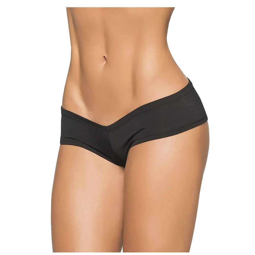 shortinho preto cintura baixa poliéster elastano confortável elástico ajustado leve respirável durável liso versátil essencial feminino modelagem moderna