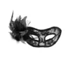 máscara renda tule preta transparente facial amarrável fita flor sublimada sedutora sensual elegante feminina festa baile noite