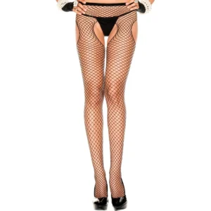 collant preto sensual nylon fino rede ajustado cavado virilha quadris entrepernas elastano flexível resistente confortável modelagem sexy qualidade alta