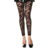 legging preto fino transparente estampa floral opaco relevo tecido nylon elastano modelagem justa cintura alta elástica