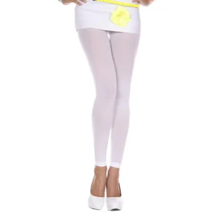 legging branco fino opaco liso elegante sexy modelador pernas naturais nylon leve confortável cintura alta costura plana acabamento suave flexivel