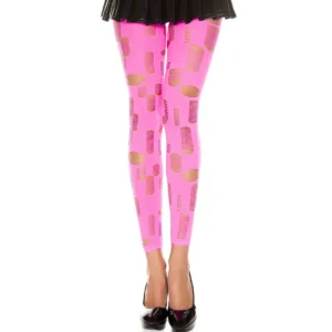 legging rosa fluorescente justo sexy vazado recortes furos pequenos grandes variados elastano nylon modelagem cintura alta fitness urbano