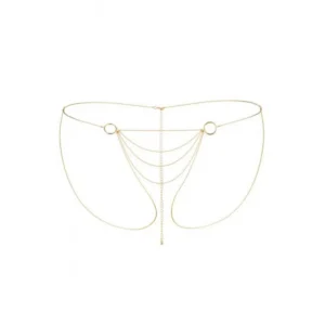 corrente biquíni dourada glamourosa praia verão bermuda versátil acessório moda banho luxo elegante feminina ajustável leve brilho resistente