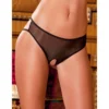 calcinha preta aberta virilha provocante traseiro gaiola ornamentos nádegas laço acetinado travessa sensual sedutora nylon elastano elástica ajuste