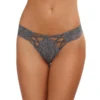 tanga cinza rendada vazada frente ornamentos sensual sexy delicada transparente tecido nylon elastano alta qualidade modelagem elegante confortável
