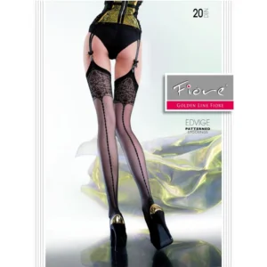 meias sensuais padrões geométricos reforçadas ponta dedos poliamida elastano fina leve vinte den preto elegante confortável resistente acetinado