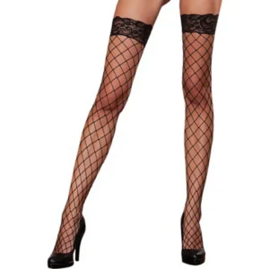 meias arrastão pretas autoadesivas ligas renda floral silicone interno sexy elegante sensual confortável resistente ajustada durável translúcida noite romântica