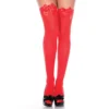 meias opacas vermelhas sedutoras sensuais pernas bonitas laços acetinados vermelhos nylon elásticas confortáveis acabamento delicadas qualidade