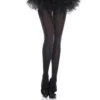 meia calça fantasia opaca preta nylon sensual elegante estilosa contrastante versátil confortável durável discreta elástica feminina