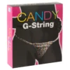 fio dental comestível feminino sensual tanga doces coloridos redondos açúcar saborizados frutados peso145g presente íntimo divertido
