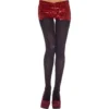 meia calça preta opaca brilho pequenos incrustados frontal pernas sedosa macia elástica confortável nylon elastano elegante