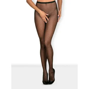 meias arrastão pretas delicadas elásticas efeito amarração traseira pernas ampla abertura nádegas sexy provocantes duráveis nylon elastano
