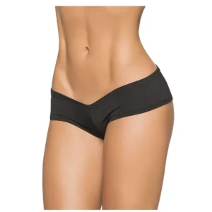 shortinho preto cintura baixa poliéster elastano confortável elástico ajustado leve respirável durável liso versátil essencial feminino modelagem moderna