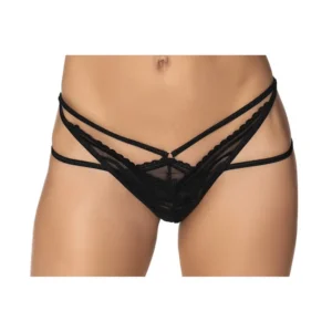 MAPALE fio dental preto rede fina suave delicada tiras sensuais ajustáveis realce curvas sedutor provocante sensualidade