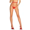 Meia arrastão vermelha sexy sedutora sensual cintura alta nádegas realçadas toque suave elástico ajuste perfeito elegante respirável