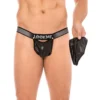 tanga preta reversível intercambiável dupla cinto cintura falso couro opaco perfurado botões pressionáveis estampa exclusiva poliéster elastano modelagem confortável sensual