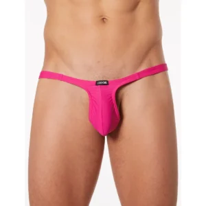 mini string fúcsia ensolarado cavado fofo coleção LOOKME poliamida elastano cintura baixa lingerie fio dental sensual leve macio elástico
