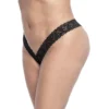 fio dental brasileiro renda preta fina sedosa corte tamanho grande realça curvas sensual sexy nylon elastano