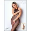 bodystocking renda rede preta sexy ajustada amarrado pescoço costas segunda pele poliamida elastano modelador sedoso transparente padrão fino