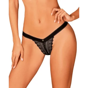 calcinha preta Estiqua sensual sedutora rendada delicada toque macio confortável elegante pingente prata corte feminino provocante ardente sexy