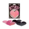 adesivos mamilos coração holográfico preto rosa par autoadesivo reutilizável sensorial sensual festa festival elegante romântico discreto aderente antialérgico lavável universal