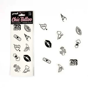 Coleção tatuagens temporárias pacote dez desenhos doces elegante atraentes sedutoras festivais festas diversão aplicação fácil duradouras remoção azeite