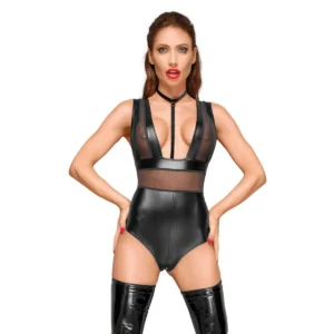 body elástico tule transparente inserções alças largas gola veludo ajustada zíper sensual justo modelador elegante misterioso acabamento brilhante