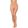 collants finos sedosos segunda pele costura invisível ponta dedos cintura extensível larga suave sem fio dental tonalidade natural