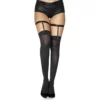 cinta liga meias pretas opacas 70denier nylon100 elasticas confortaveis sensuais elegantes resistentes duraveis acabamento costura reforcada