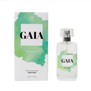 Gaia perfume sensual feminino afrodisíaco natural trufa sedutora excitante desejada confiança spray aplicação fácil 50ml aroma fresco cítrico frutado