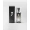 perfume feromônios masculino cativante fresco misterioso sofisticado elegante moderno atemporal embalagem magnética nobre aromático amadeirado almíscar