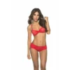 conjunto renda top estilo faixa alças finas calcinha franzida laterais duas peças composição nylon 88 spandex 12 sensual feminino elegante