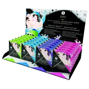 cristais sal Mar Morto uso único espuma cremosa água colorida fragrância aromática banho relaxante sensual revigorante embalagem 75g