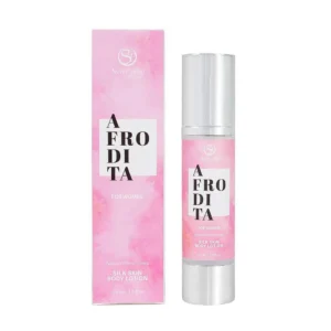 Afrodita loção corporal feminina sedosa afrodisíaca natural extrato trufa aromática caramelo suave atraente sedutora desejada embalagem hermética