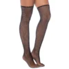 Meia arrastão preta strass cintilante luxo glamour sedutora sensual lingerie elegante poliamida elastano intemporal revisitada delicada lavagem manual