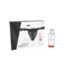 calcinha brasileira preta fio dental renda fina anel pérolas exclusivo sensual provocante estimulante erótico gel lubrificante aquoso sabor morango