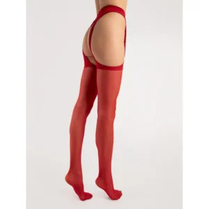 Amor meia calça 20den vermelho poliamida elastano 86 toque macio modelagem anatômica ajuste confortável transparente resistente