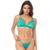 conjunto sexy duas peças renda elástica macia superior ajustável suporte personalizado tanga combinada leve agradável sensual Mapalé feminino colombiano prático
