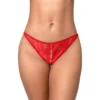 tanga sexy renda vermelha correntes decorativas Mapalé provocante sofisticada sensual refinada confortável delicada artesanal colombiana ajustada