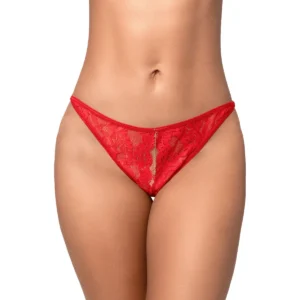 tanga sexy renda vermelha correntes decorativas Mapalé provocante sofisticada sensual refinada confortável delicada artesanal colombiana ajustada