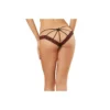 calcinha rendada tiras cinto renda floral laço cetim traseira nylon elastano transparente delicada sensual ajustavel moderno feminino luxo lingerie